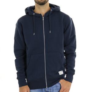 FELPA LENZ ZIPPER BLU